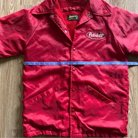 Peterbilt Swingster Red Vintage Logo Jacket